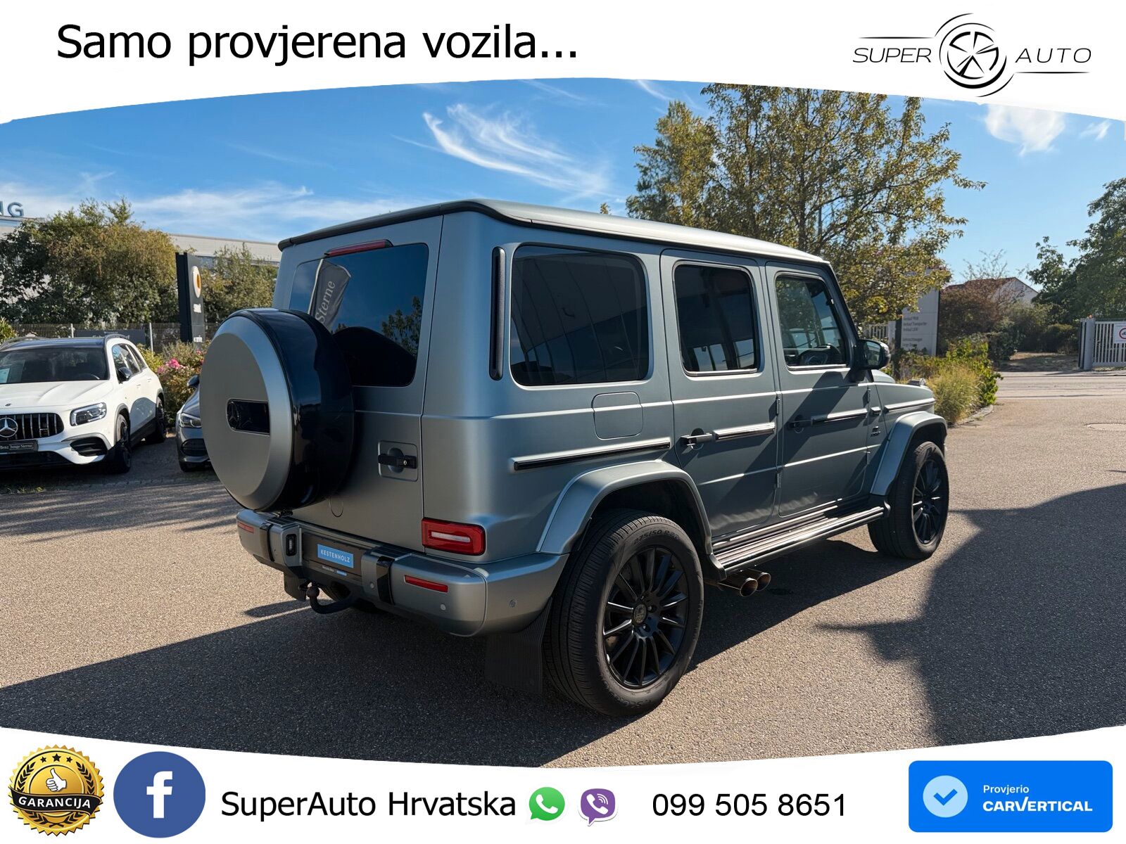 Mercedes G 500 Long V8 (422 KS) 4MATIC 9G-TRONIC AMG LED+GR SJED+ACC