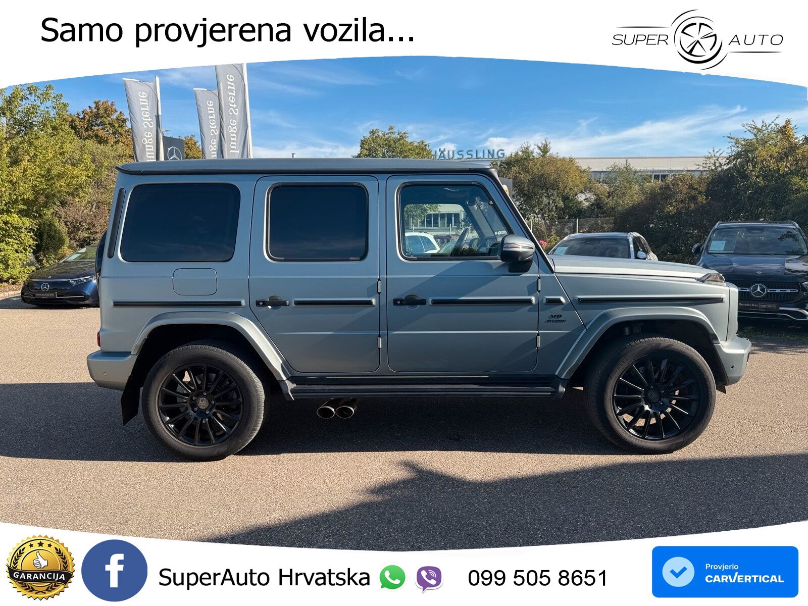 Mercedes G 500 Long V8 (422 KS) 4MATIC 9G-TRONIC AMG LED+GR SJED+ACC