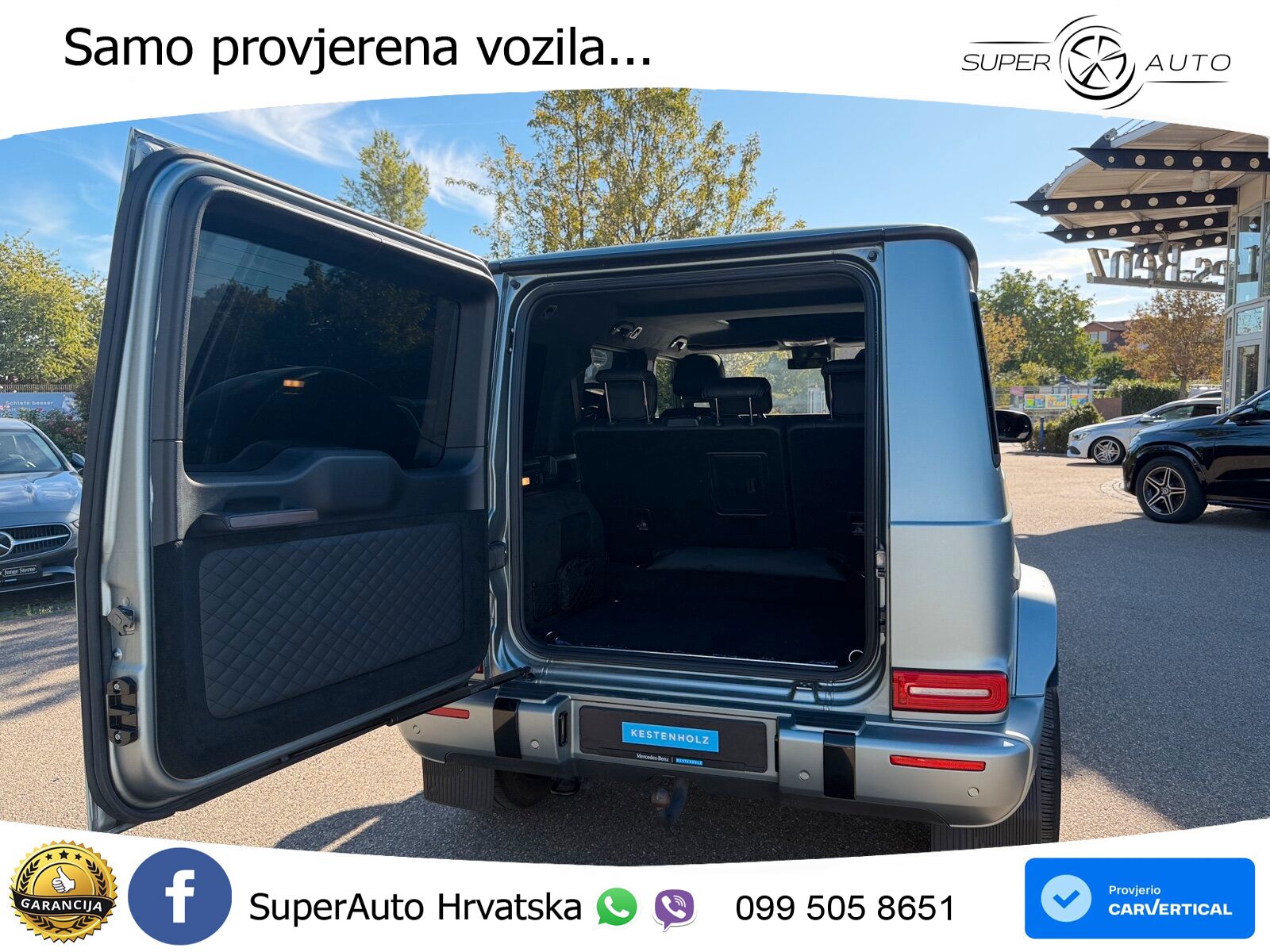 Mercedes G 500 Long V8 (422 KS) 4MATIC 9G-TRONIC AMG LED+GR SJED+ACC