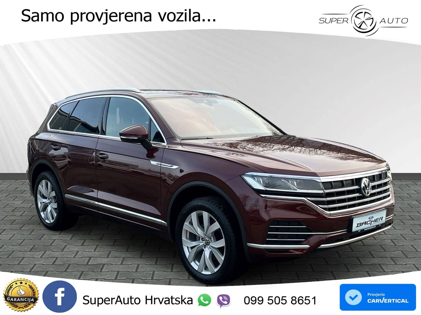 Volkswagen Touareg 3.0 V6 TDI (286 KS) 4MOTION Tiptronic ZRAČNI+ACC+GR SJED+KAM+PANO