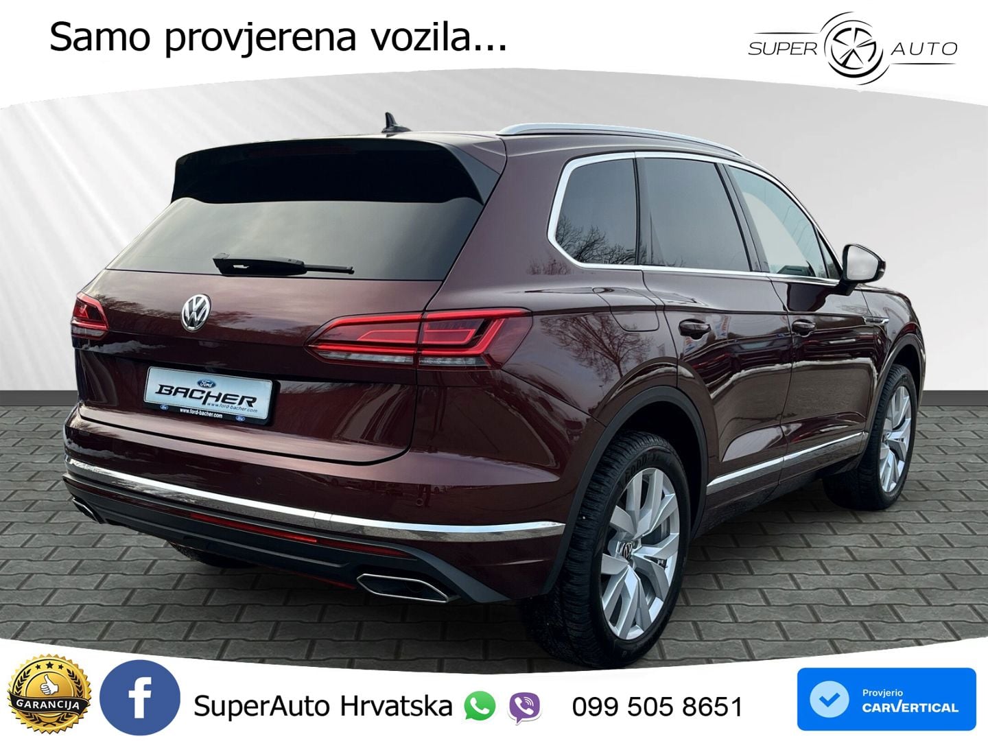 Volkswagen Touareg 3.0 V6 TDI (286 KS) 4MOTION Tiptronic ZRAČNI+ACC+GR SJED+KAM+PANO