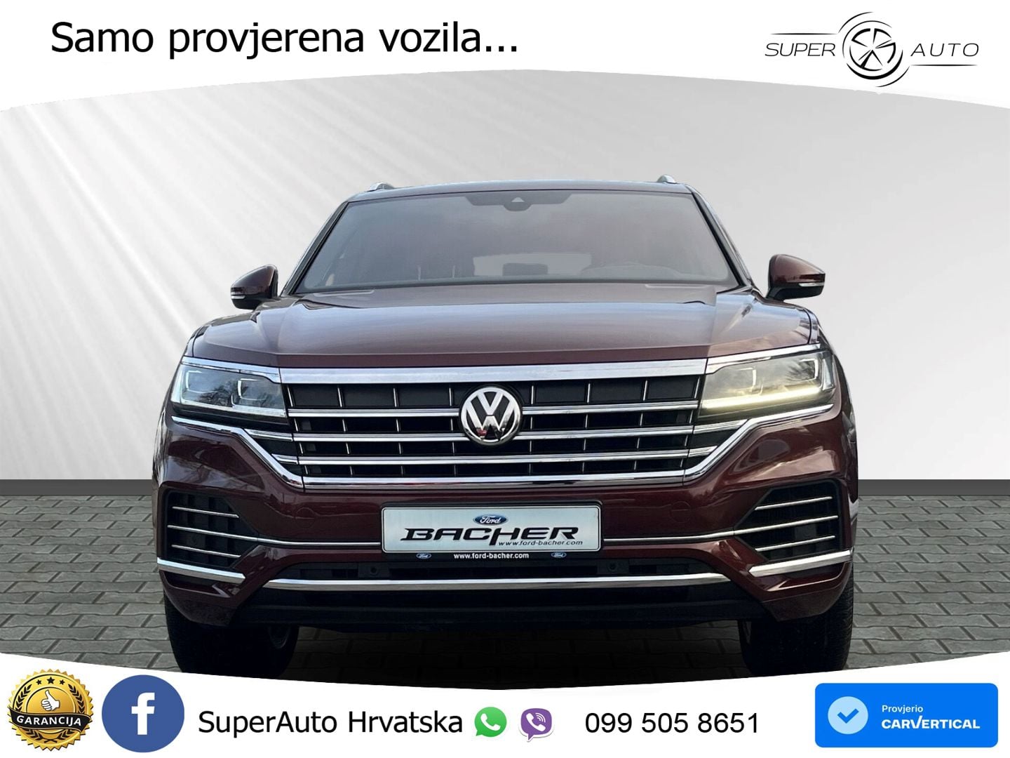 Volkswagen Touareg 3.0 V6 TDI (286 KS) 4MOTION Tiptronic ZRAČNI+ACC+GR SJED+KAM+PANO