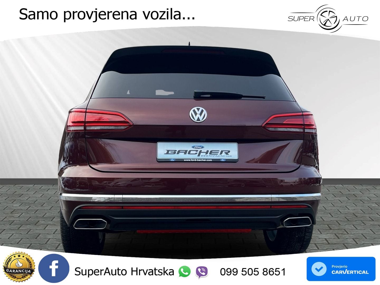 Volkswagen Touareg 3.0 V6 TDI (286 KS) 4MOTION Tiptronic ZRAČNI+ACC+GR SJED+KAM+PANO