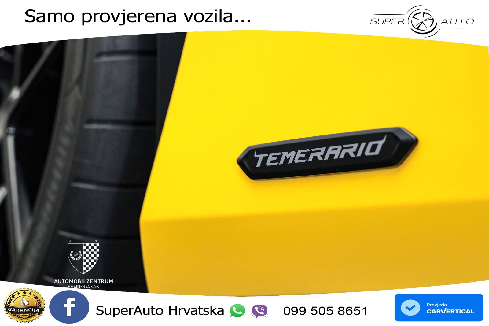 Lamborghini Temerario 4.0 V8 (920 KS) HPEV e-4WD DCT LED+ACC
