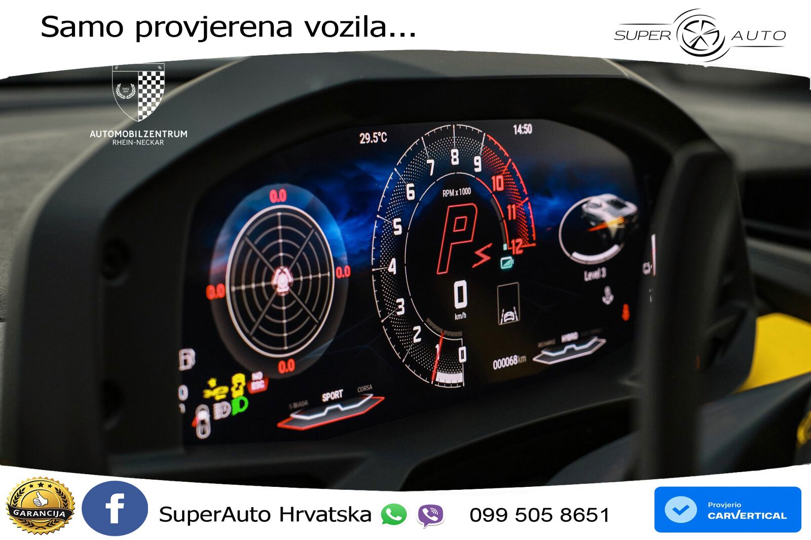 Lamborghini Temerario 4.0 V8 (920 KS) HPEV e-4WD DCT LED+ACC