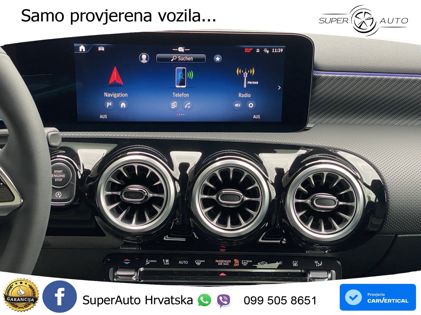 Mercedes-Benz A 200 7G-DCT LED+GR SJED+ACC
