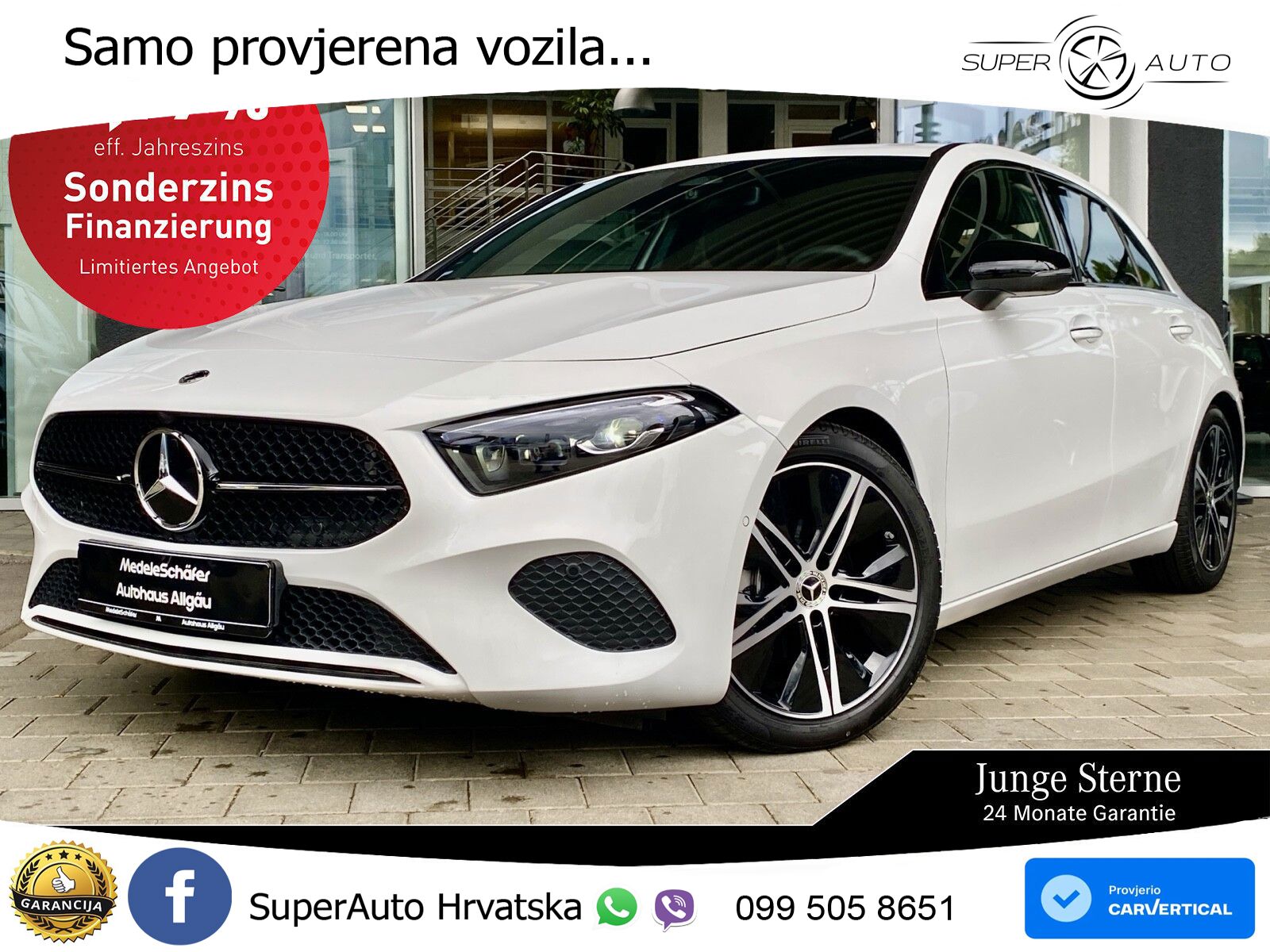 Mercedes-Benz A 200 7G-DCT LED+GR SJED+ACC