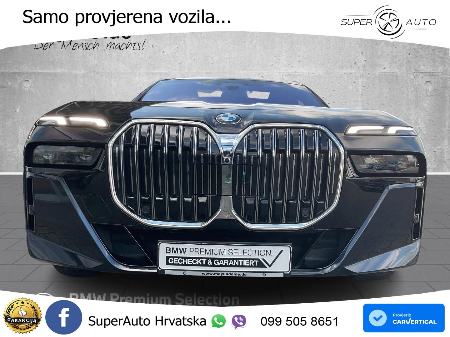 BMW 740d (299 KS) xDrive Steptronic M Sport ZRAČNI+ACC+GR SJED+KAM+PANO