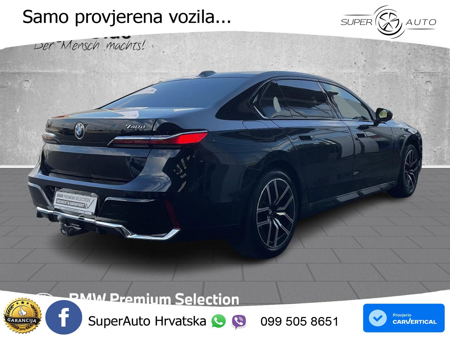 BMW 740d (299 KS) xDrive Steptronic M Sport ZRAČNI+ACC+GR SJED+KAM+PANO