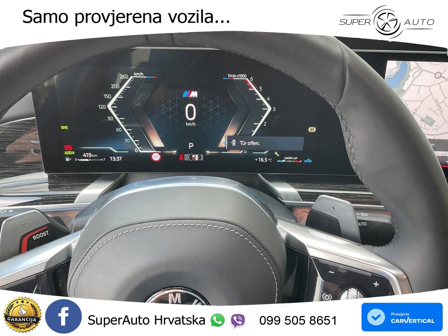 BMW 740d (299 KS) xDrive Steptronic M Sport ZRAČNI+ACC+GR SJED+KAM+PANO