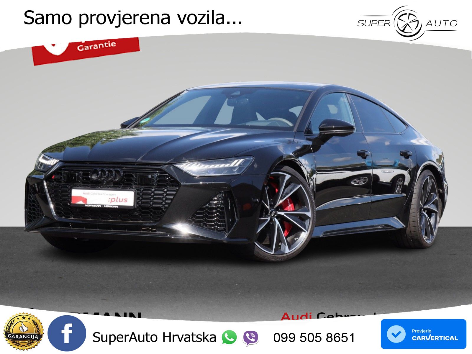 Audi RS7 4.0 TFSI V8 (600 KS) quattro tiptronic MATRIX+GR SJED+KAM