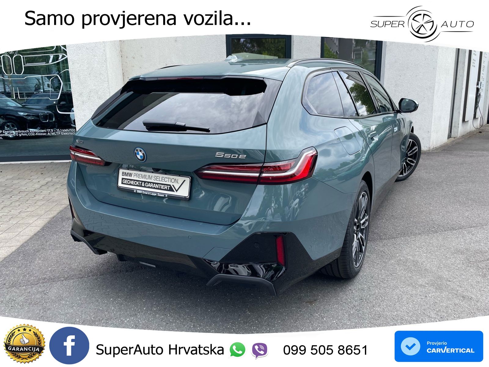 BMW 550e Touring (489 KS) xDrive Steptronic M Sport ACC+HEAD+4xGR SJED+360+PANO