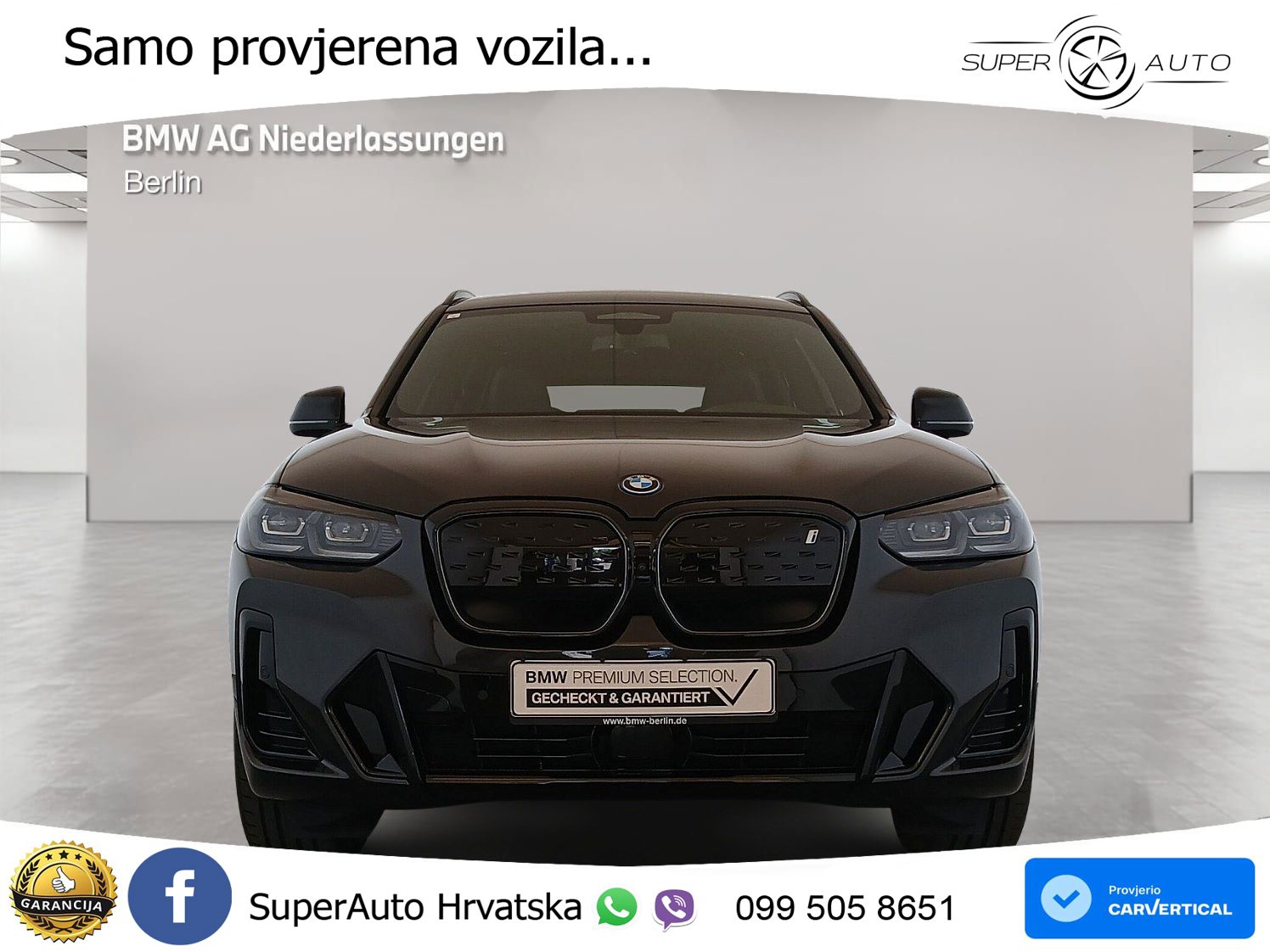 BMW iX3 80 kWh (286 KS) M Sport LED+GR SJED+ACC