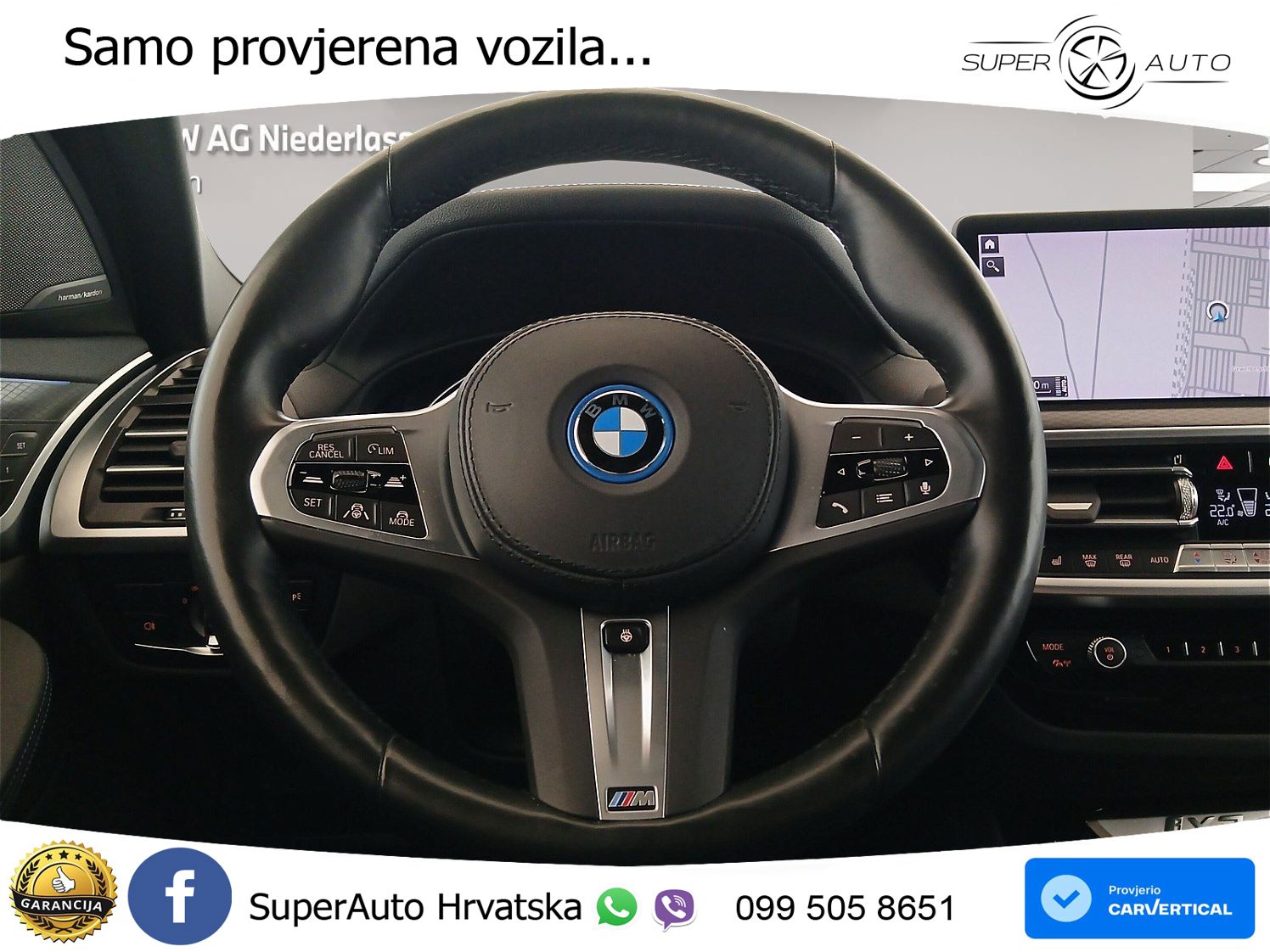 BMW iX3 80 kWh (286 KS) M Sport LED+GR SJED+ACC