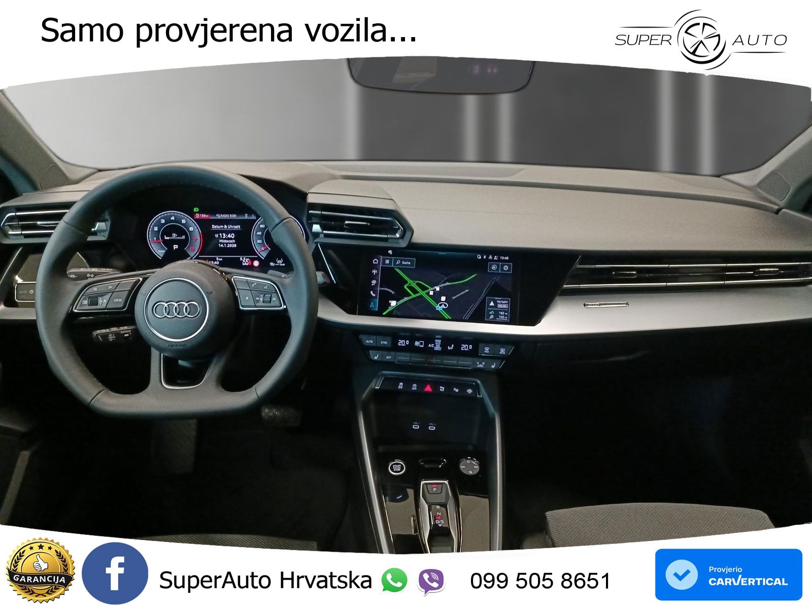 Audi A3 Sportback 30 TFSI (116 KS) Mild Hybrid S tronic LED+GR SJED+ACC