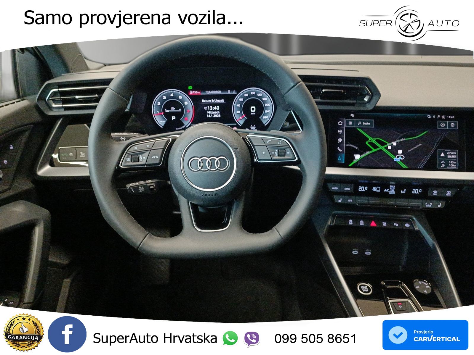 Audi A3 Sportback 30 TFSI (116 KS) Mild Hybrid S tronic LED+GR SJED+ACC