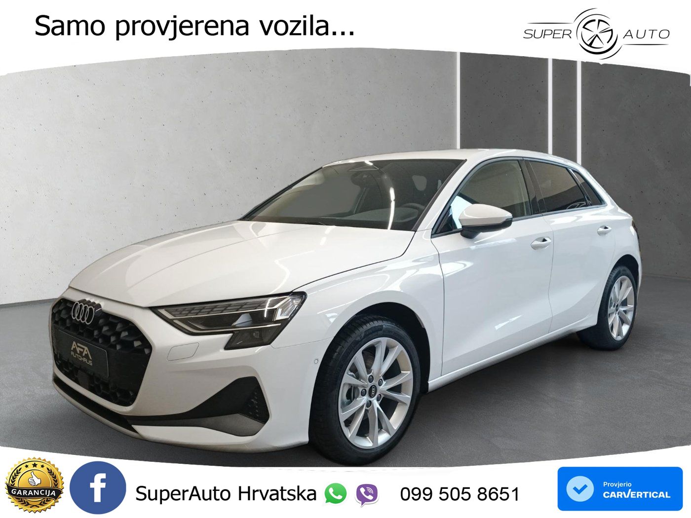 Audi A3 Sportback 30 TFSI (116 KS) Mild Hybrid S tronic LED+GR SJED+ACC