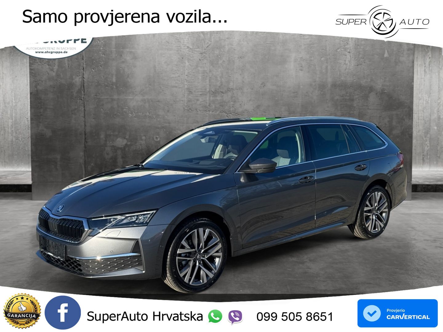 Škoda Octavia Combi 1.5 TSI (150 KS) DSG LED+GR SJED+ACC