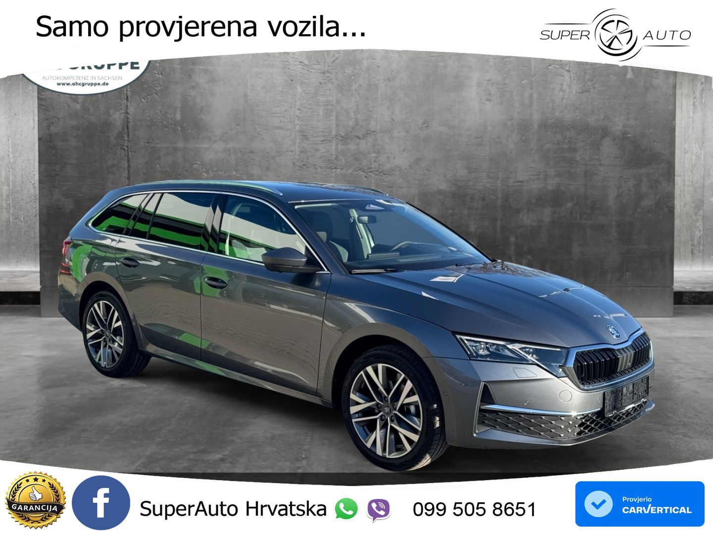 Škoda Octavia Combi 1.5 TSI (150 KS) DSG LED+GR SJED+ACC