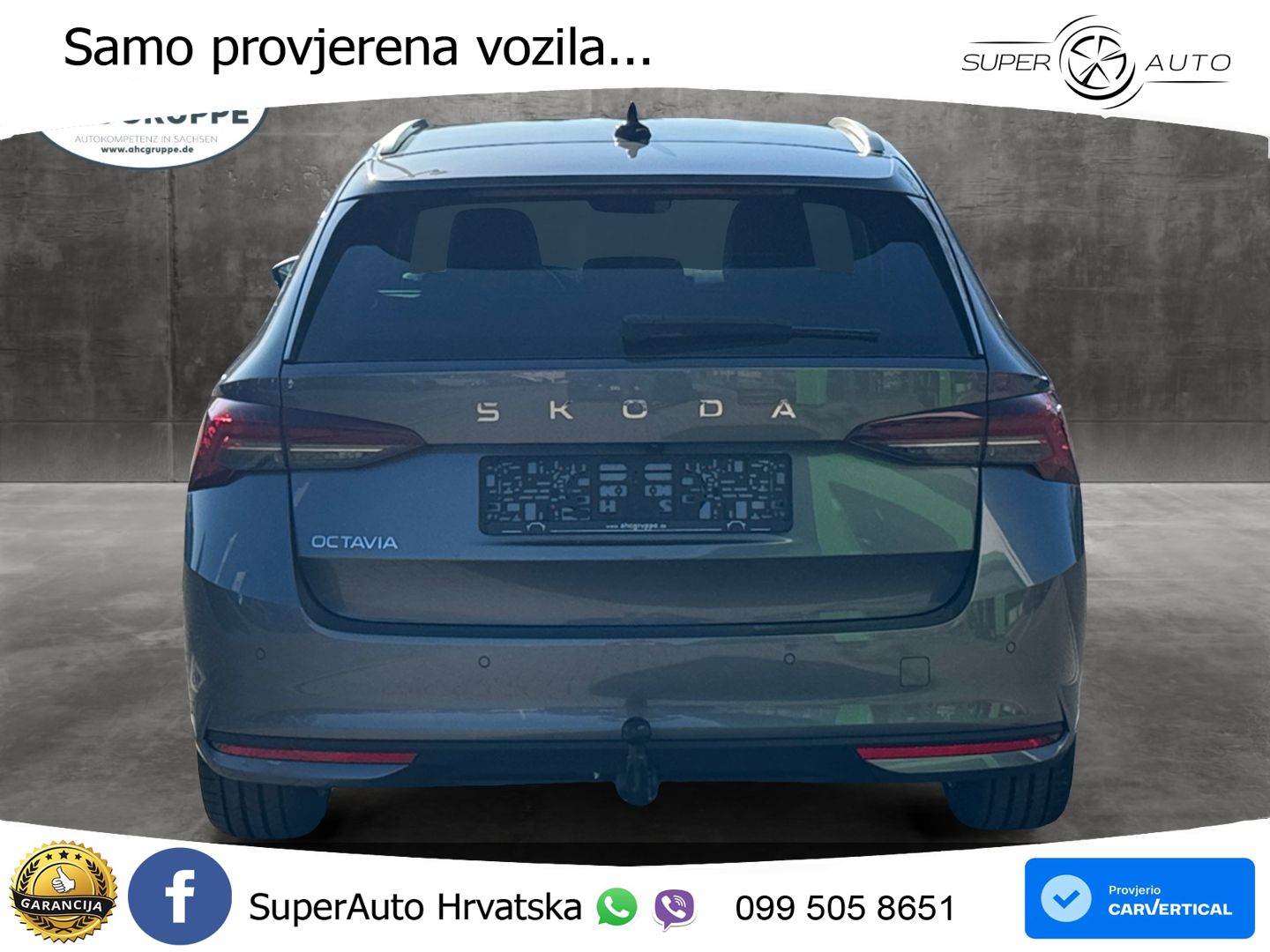 Škoda Octavia Combi 1.5 TSI (150 KS) DSG LED+GR SJED+ACC