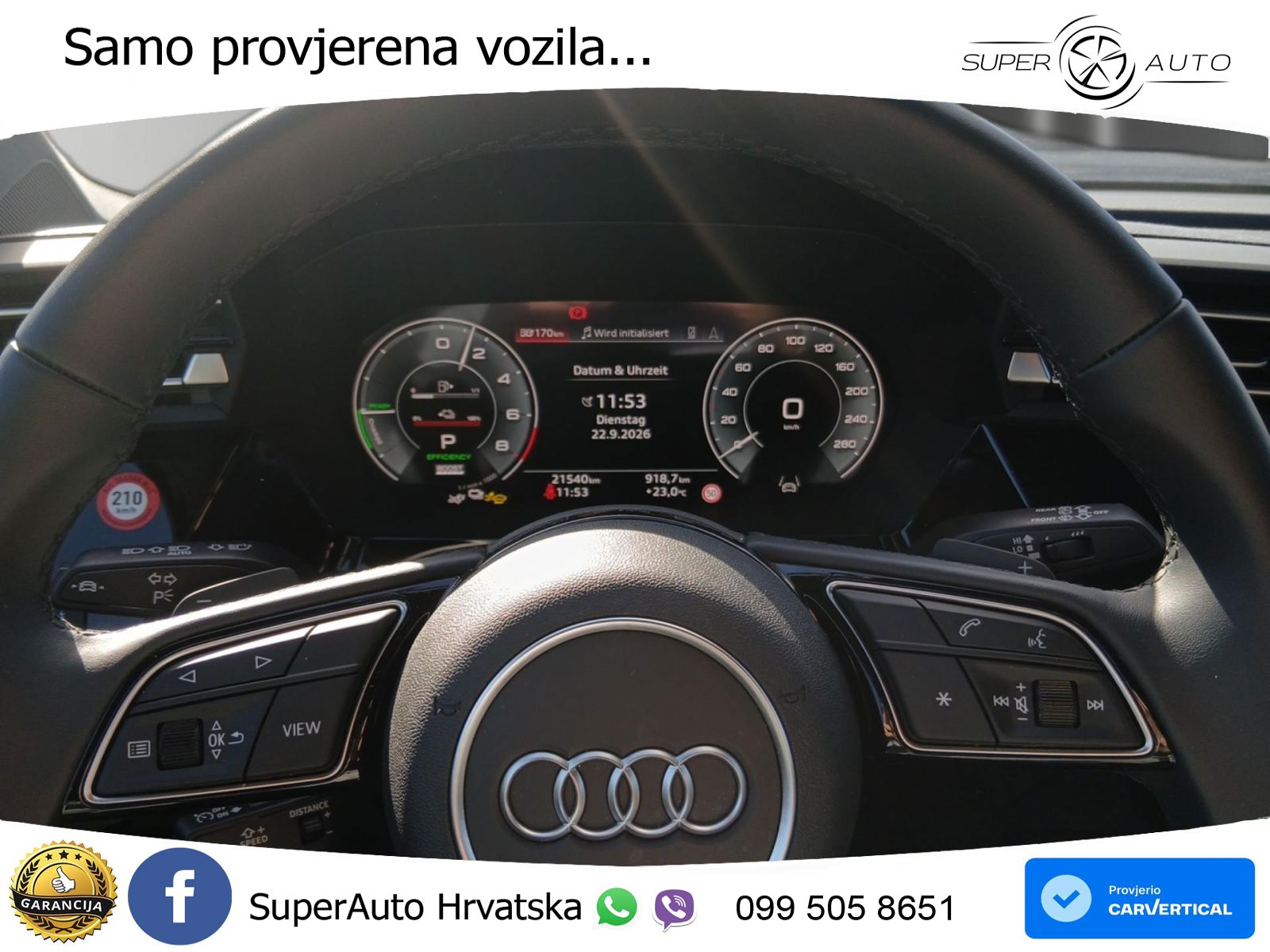 Audi A3 40 TFSIe (204 KS) S tronic LED+GR SJED+ACC