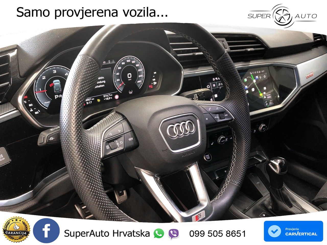 Audi Q3 40 TDI (200 KS) quattro S tronic S line LED+GR SJED+ACC