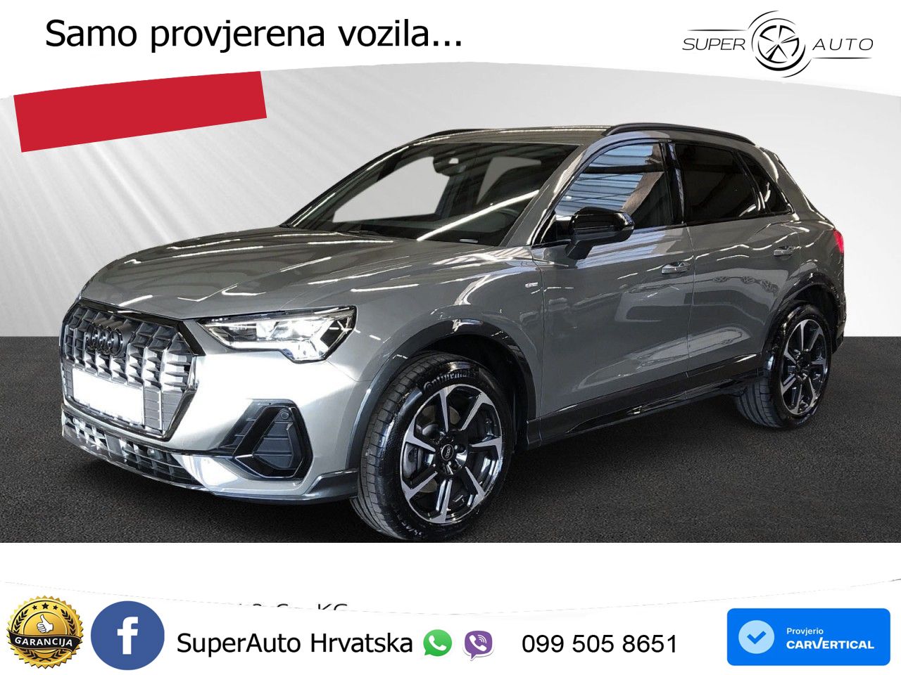 Audi Q3 40 TDI (200 KS) quattro S tronic S line LED+GR SJED+ACC