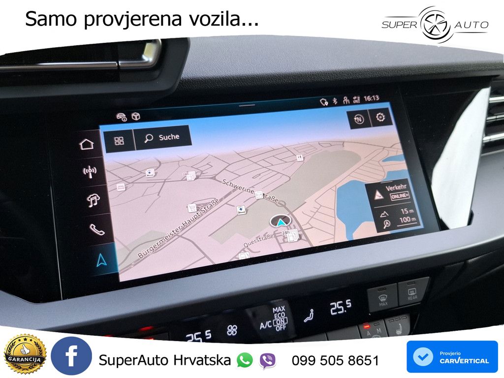 Audi A3 Sportback 30 TFSI (116 KS) Mild Hybrid S tronic advanced LED+GR SJED+ACC