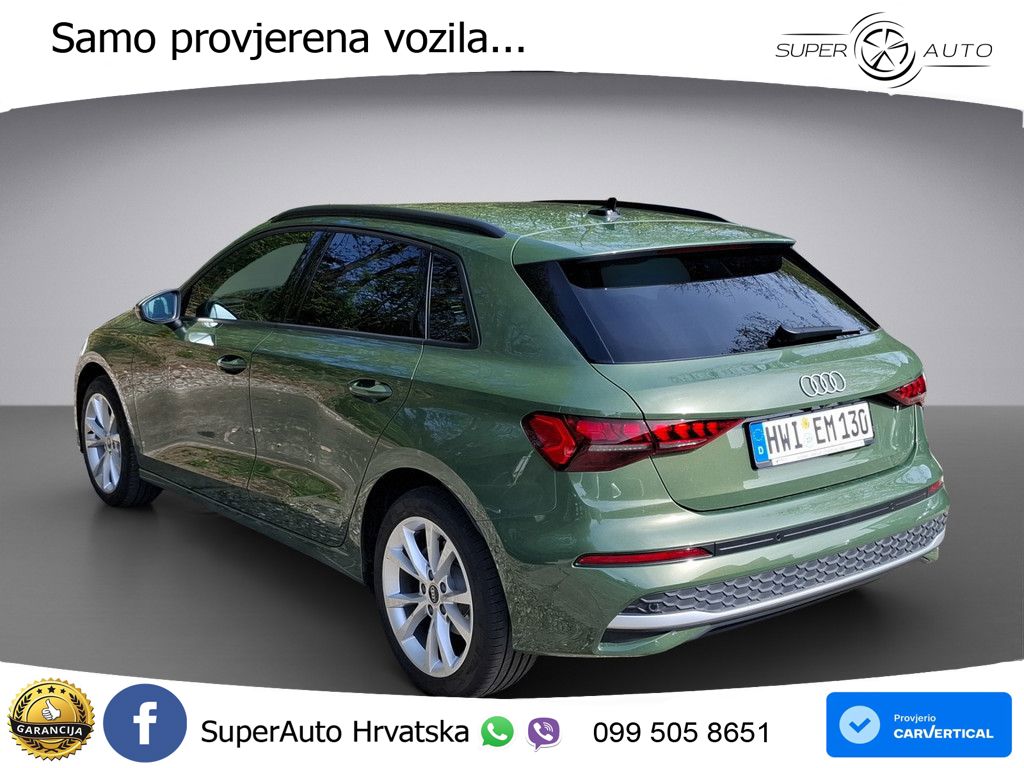Audi A3 Sportback 30 TFSI (116 KS) Mild Hybrid S tronic advanced LED+GR SJED+ACC