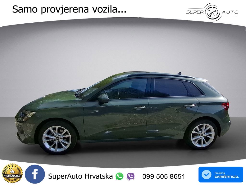 Audi A3 Sportback 30 TFSI (116 KS) Mild Hybrid S tronic advanced LED+GR SJED+ACC