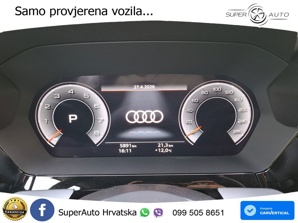 Audi A3 Sportback 30 TFSI (116 KS) Mild Hybrid S tronic advanced LED+GR SJED+ACC