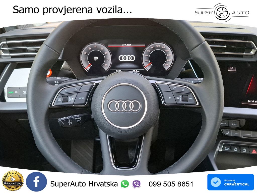 Audi A3 Sportback 30 TFSI (116 KS) Mild Hybrid S tronic advanced LED+GR SJED+ACC