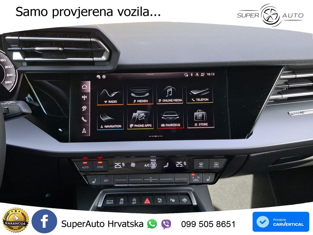 Audi A3 Sportback 30 TFSI (116 KS) Mild Hybrid S tronic advanced LED+GR SJED+ACC