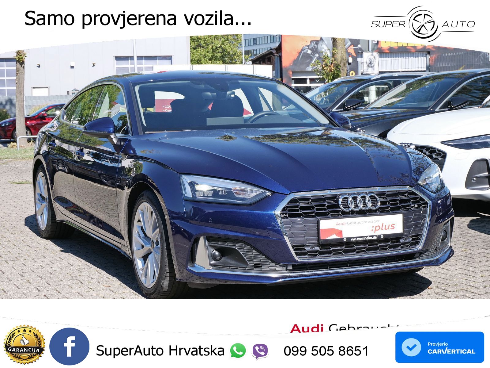 Audi A5 Sportback  40 TFSI (204 KS) S tronic LED+GR SJED+ACC