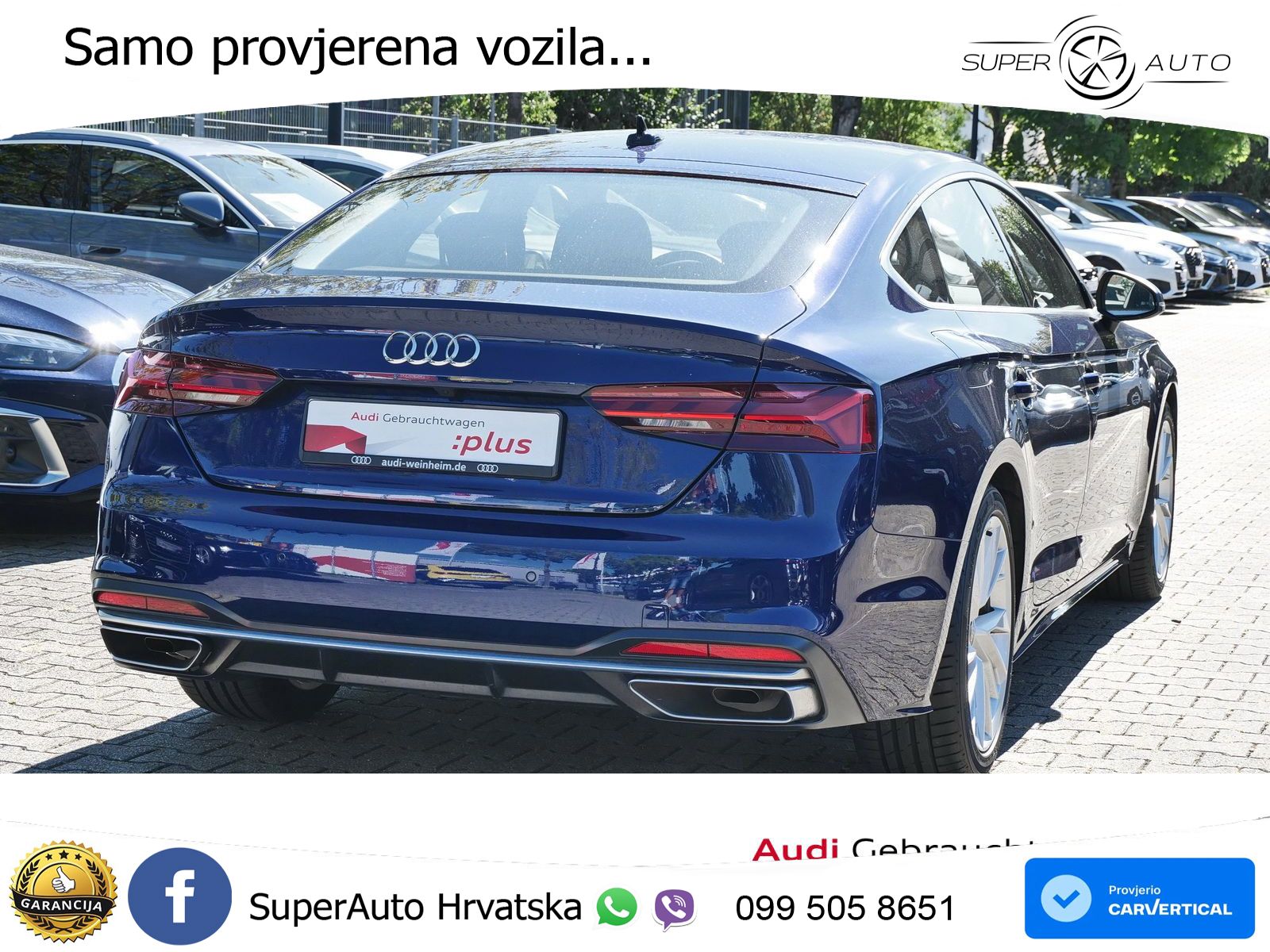 Audi A5 Sportback  40 TFSI (204 KS) S tronic LED+GR SJED+ACC