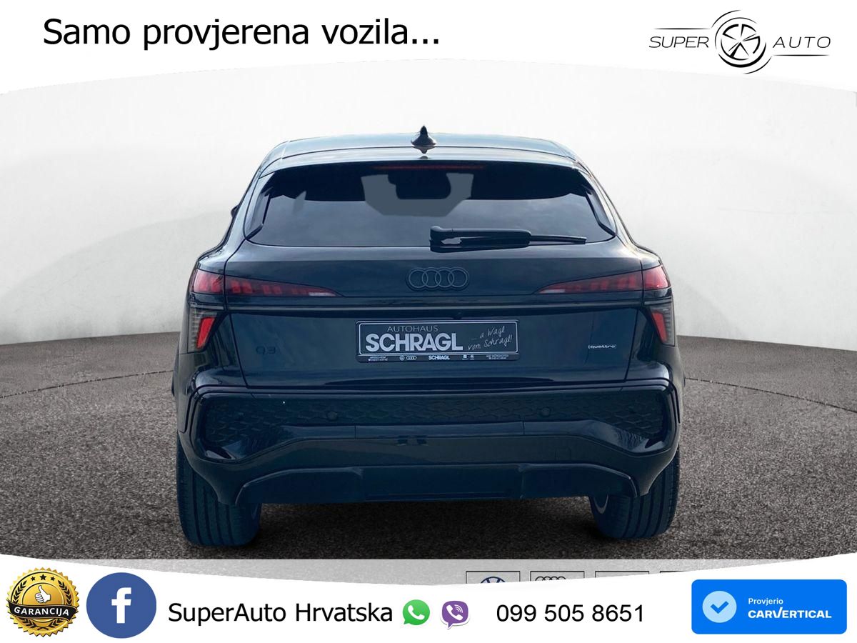 Audi Q3 III Sportback 2.0 TFSI (204 KS) quattro S tronic S line LED+GR SJED+ACC