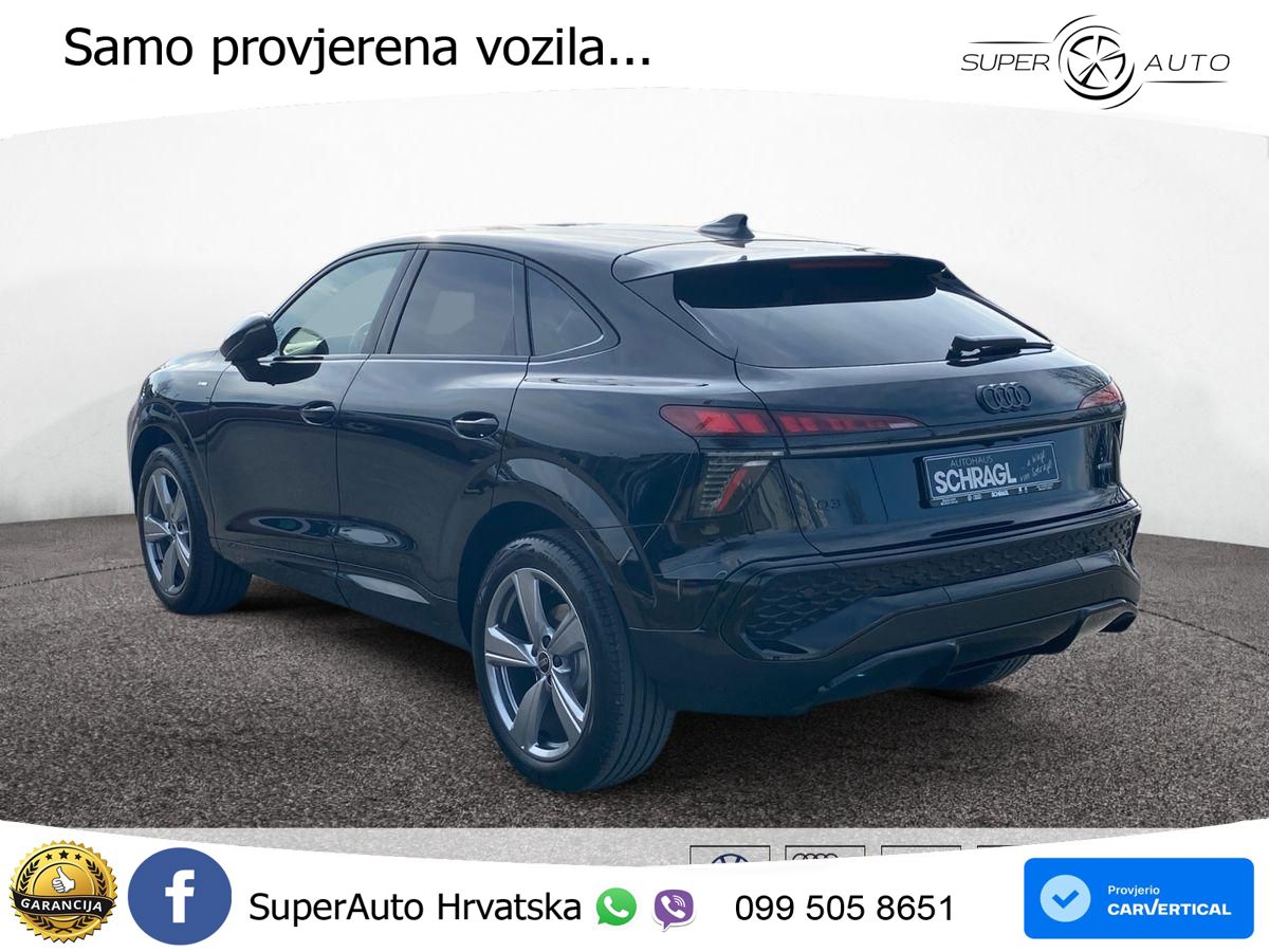 Audi Q3 III Sportback 2.0 TFSI (204 KS) quattro S tronic S line LED+GR SJED+ACC