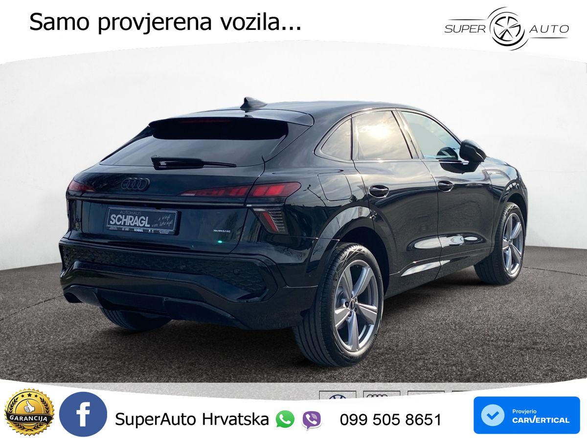 Audi Q3 III Sportback 2.0 TFSI (204 KS) quattro S tronic S line LED+GR SJED+ACC
