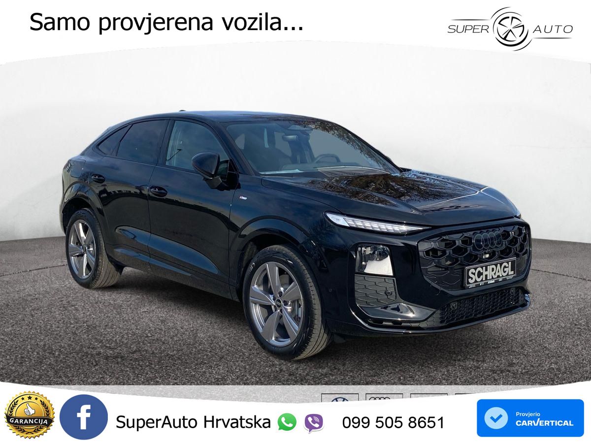 Audi Q3 III Sportback 2.0 TFSI (204 KS) quattro S tronic S line LED+GR SJED+ACC