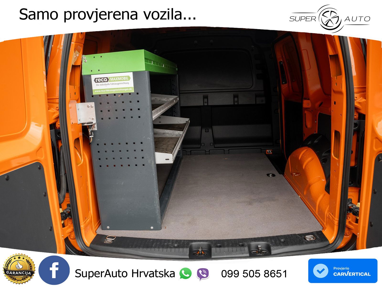 Volkswagen Caddy Cargo KR 2.0TDI KLIMA+AHK+ELZH+GJR+SHZ 102 KS