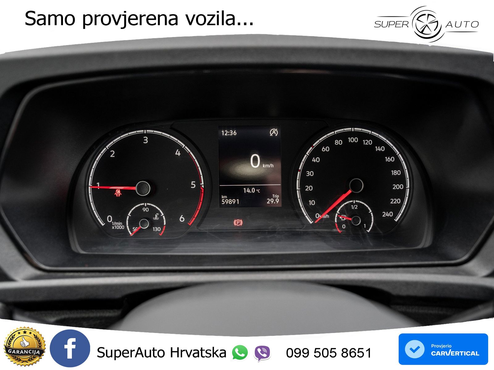 Volkswagen Caddy Cargo KR 2.0TDI KLIMA+AHK+ELZH+GJR+SHZ 102 KS