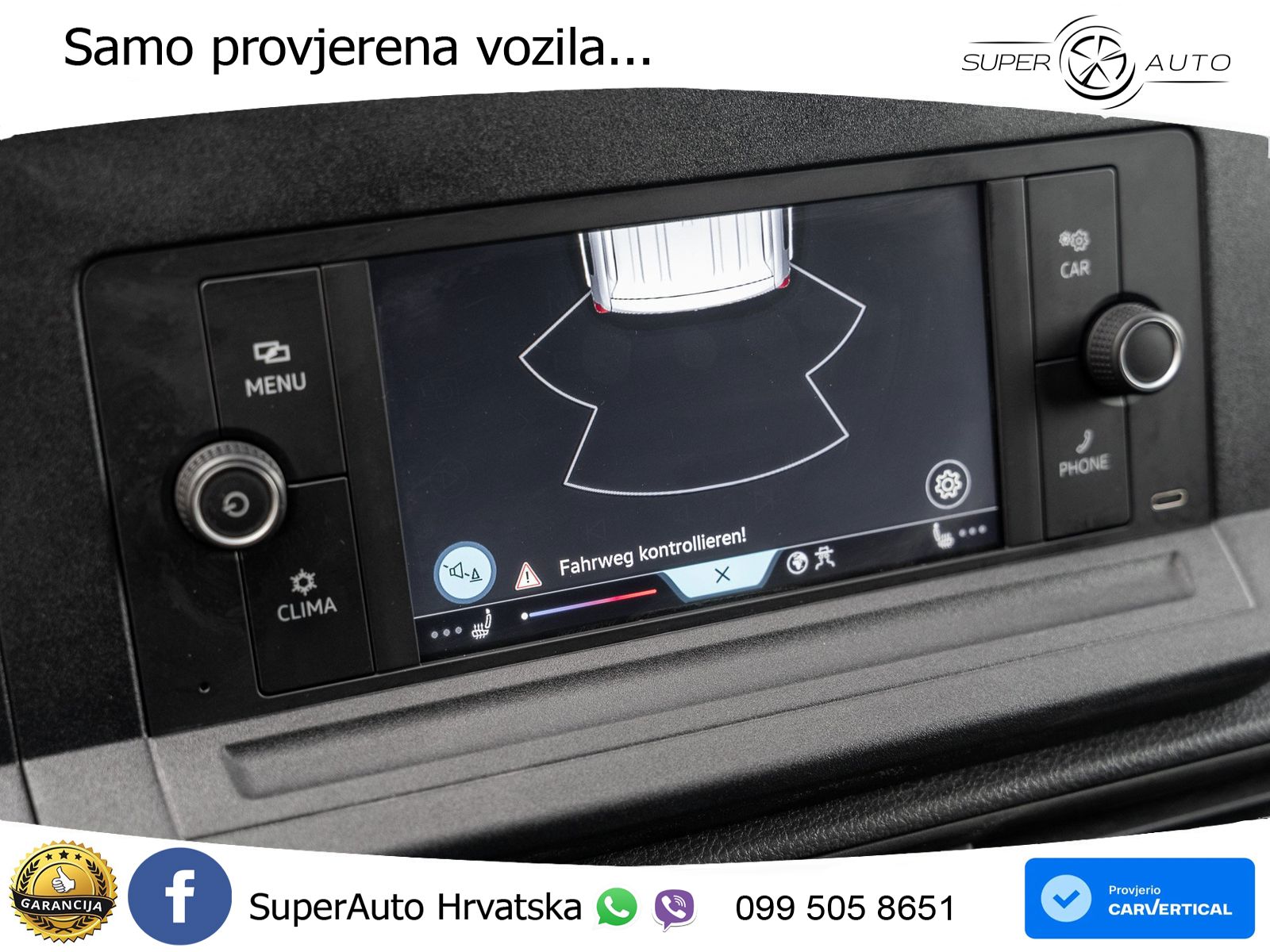 Volkswagen Caddy Cargo KR 2.0TDI KLIMA+AHK+ELZH+GJR+SHZ 102 KS