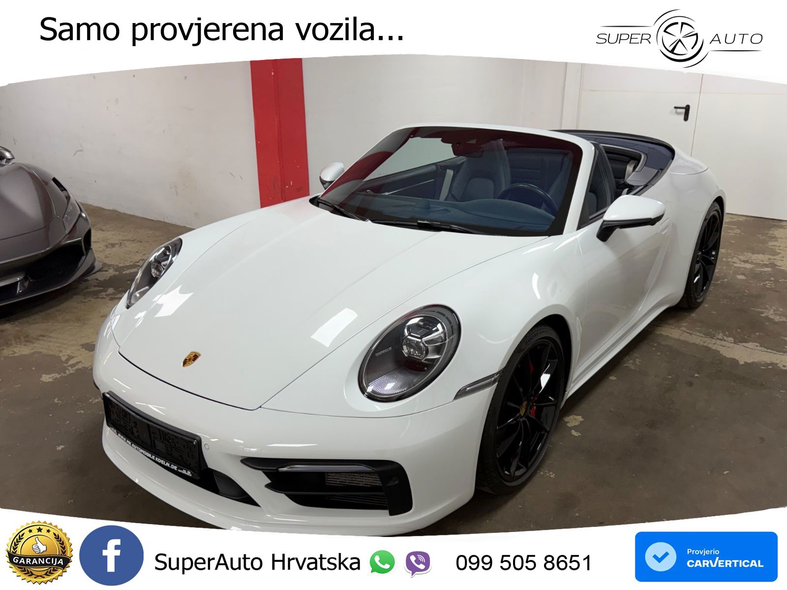 Porsche 911 Carrera S Cabriolet 3.0 (450 KS) PDK ZRAČNI+ACC+GR SJED+KAM