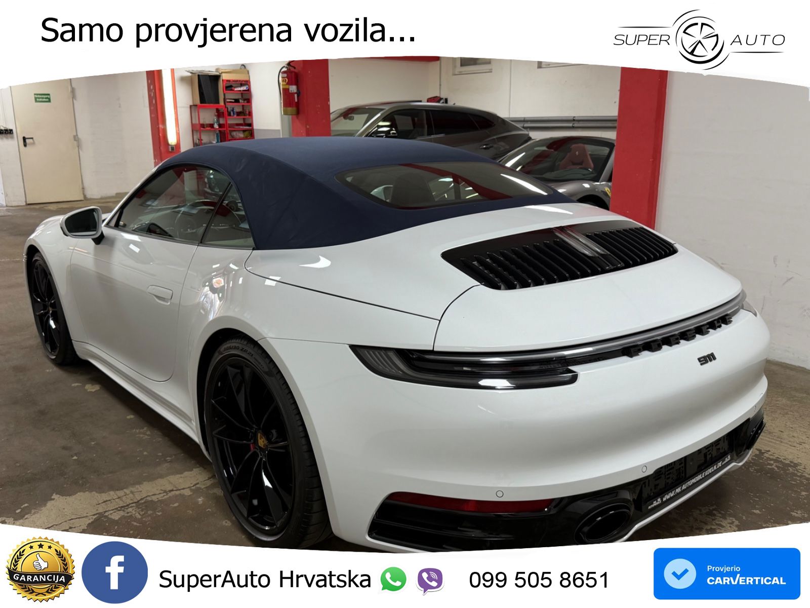 Porsche 911 Carrera S Cabriolet 3.0 (450 KS) PDK ZRAČNI+ACC+GR SJED+KAM