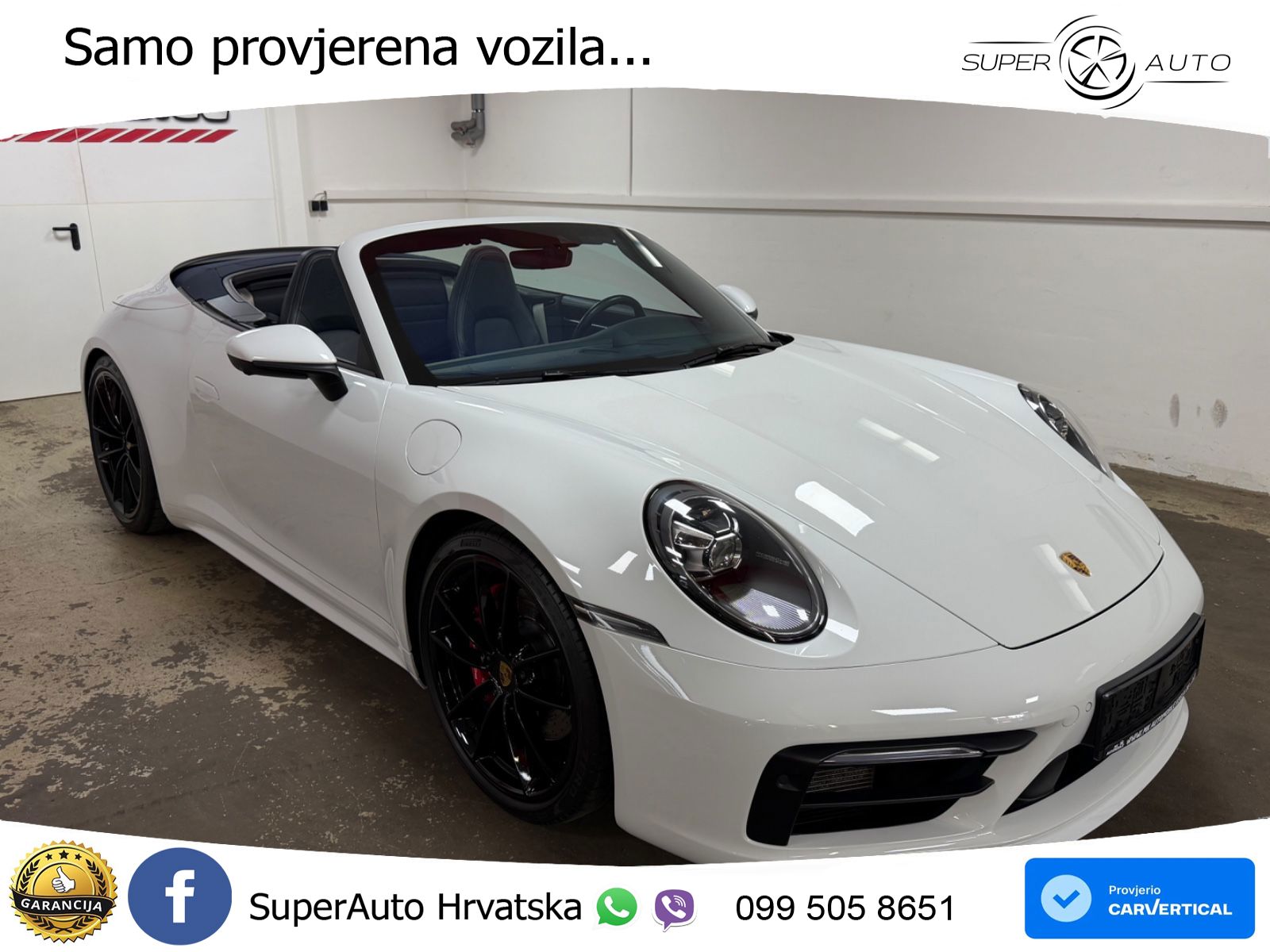 Porsche 911 Carrera S Cabriolet 3.0 (450 KS) PDK ZRAČNI+ACC+GR SJED+KAM