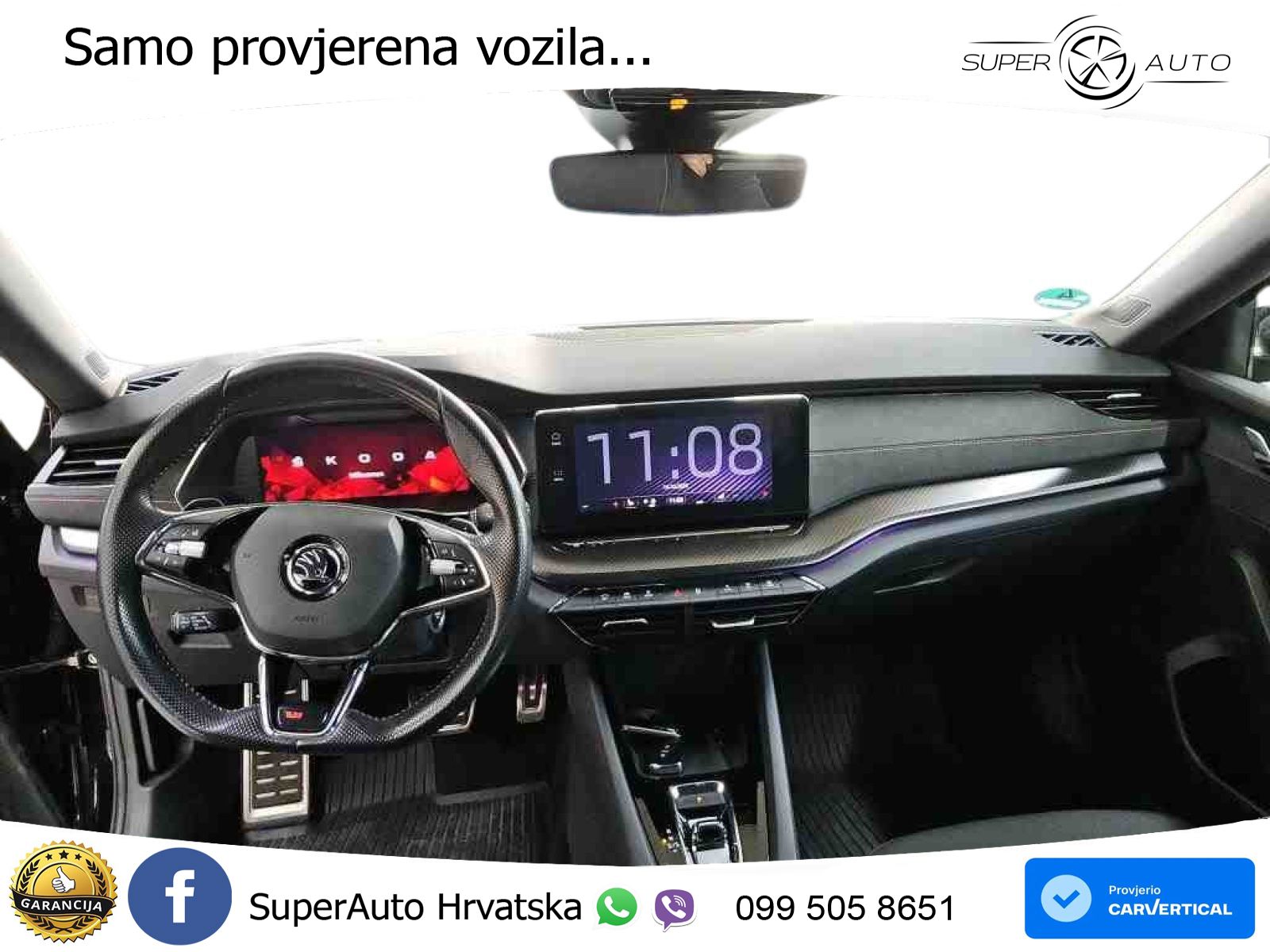 Škoda Octavia Combi RS 2.0 TDI (200 KS) DSG LED+GR SJED+ACC