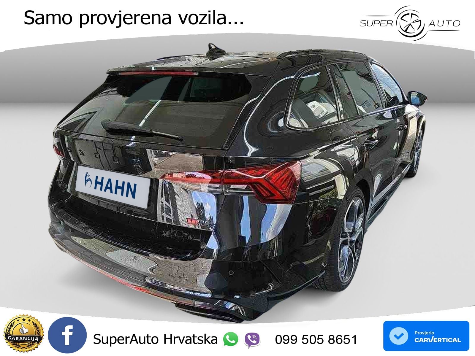 Škoda Octavia Combi RS 2.0 TDI (200 KS) DSG LED+GR SJED+ACC