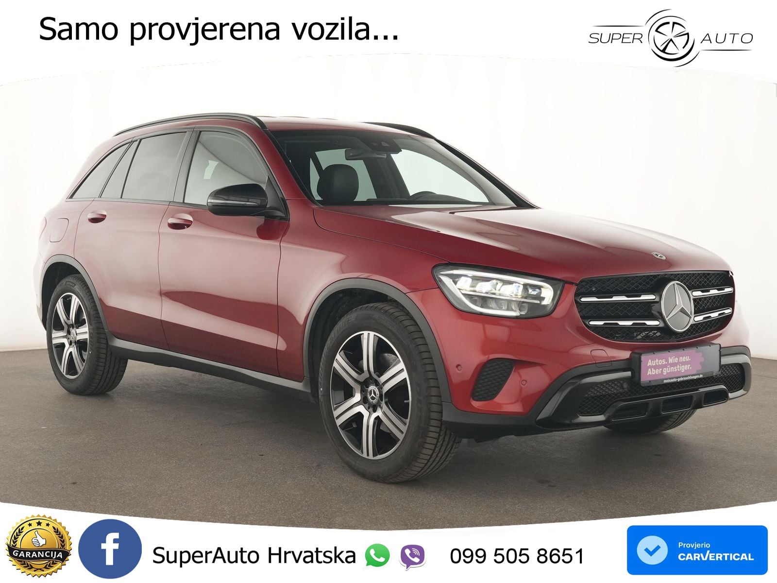 Mercedes GLC 200 (197 KS) 4MATIC G-TRONIC Night paket LED+GR SJED+ACC