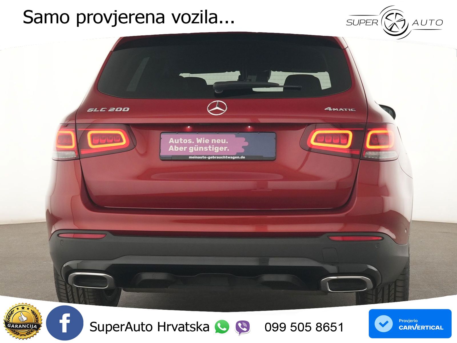 Mercedes GLC 200 (197 KS) 4MATIC G-TRONIC Night paket LED+GR SJED+ACC