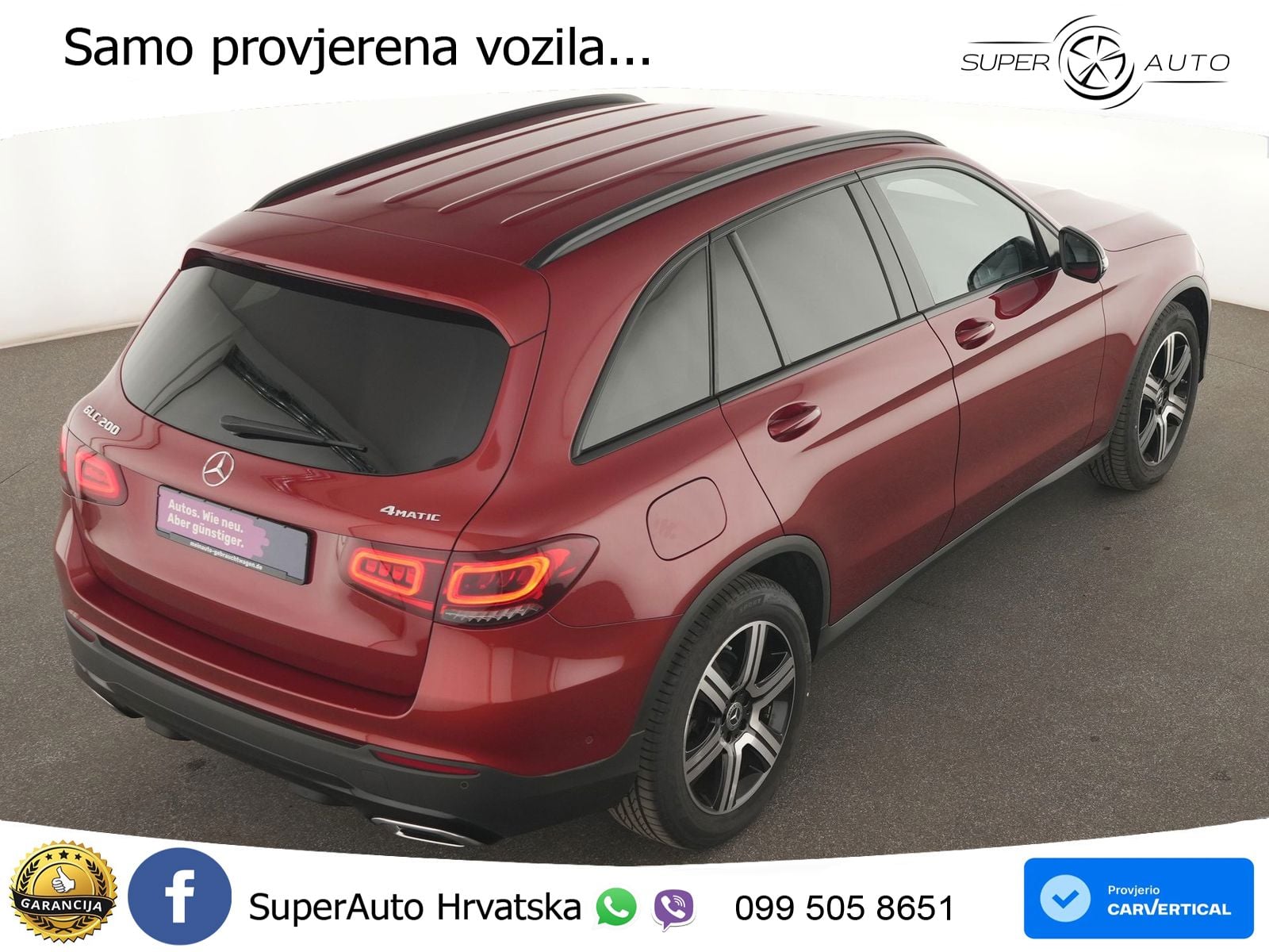 Mercedes GLC 200 (197 KS) 4MATIC G-TRONIC Night paket LED+GR SJED+ACC